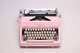 Limited Edition Olympia Sm9 Pink Typewriter, Vintage, Mint Condition, Manual