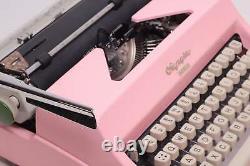 Limited Edition Olympia SM9 Pink Typewriter, Vintage, Mint Condition, Manual