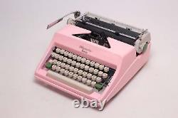 Limited Edition Olympia SM9 Pink Typewriter, Vintage, Mint Condition, Manual