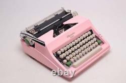 Limited Edition Olympia SM9 Pink Typewriter, Vintage, Mint Condition, Manual