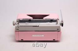 Limited Edition Olympia SM9 Pink Typewriter, Vintage, Mint Condition, Manual