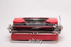 Limited Edition Patria Red Typewriter, Vintage, Mint Condition, Manual