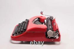 Limited Edition Patria Red Typewriter, Vintage, Mint Condition, Manual