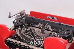 Limited Edition Patria Red Typewriter, Vintage, Mint Condition, Manual