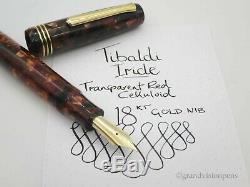 Limited Edition Tibaldi (Montegrappa) Celluloid Fountain Pen Near MINT Condition