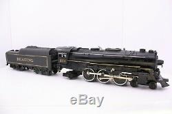 Lionel 6-18004 Reading 4-6-2 Steam Locomotive and Tender Excellent Condition