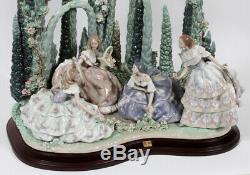 Lladro 1578 GARDEN PARTY Retired Glased Perfect Condition Elite Limited Edition