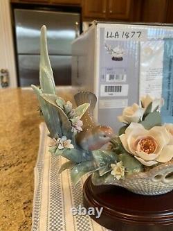 Lladro 1877 Floral Serenade Ltd Ed. With Base & Original Box Perfect Condition