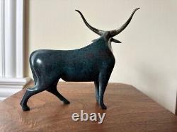 Loet Vanderveen Limited Edition Bronze Bull #396/500 Mint Condition