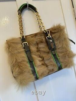 Longchamp Fur And Snake Shopper Limited edition Immaculate Condition
