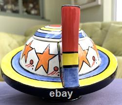 Lorna Bailey Limited Edition Teapot'Odyssey' in shape of Planet Saturn 20/350