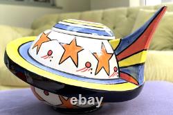 Lorna Bailey Limited Edition Teapot'Odyssey' in shape of Planet Saturn 20/350