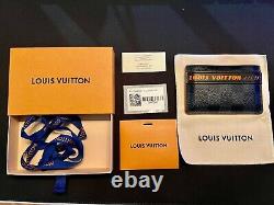 Louis Vuitton Card Holder Limited Edition Damier Cobalt Race MINT CONDITION