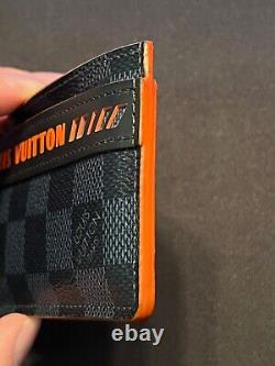 Louis Vuitton Card Holder Limited Edition Damier Cobalt Race MINT CONDITION