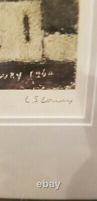 Lslowry original signed limited edition print Station approach in mint condition