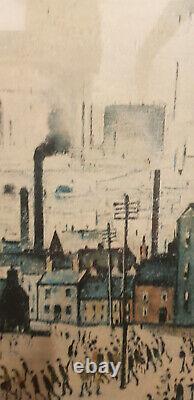 Lslowry signed limited edition, Industrial town in pristine condition