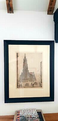 Lslowry signed limited edition, St Simons Church in pristine condition