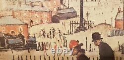 Lslowry signed limited edition print View of a town in excellent condition
