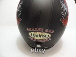 Lucky 13 Motorcycle Helmet Limited Edition Size Large With Bag In Mint Condition