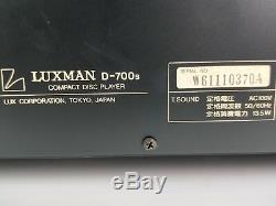 Luxman D-700S Limited Edition in Excellen Condition #W61110370A