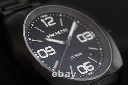 MAGRETTE Leoncino 40mm Black Excellent condition, extra strap. B&P