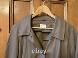 MIH JEANS Limited Edition Leather Mac Coat Size L VG CONDITION