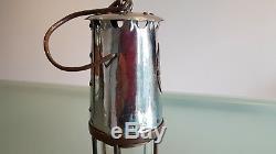 MINERS LAMP RARE 19th C, PROTECTOR LAMP & LIGHTING Co Ltd ECCLES. A1 CONDITION