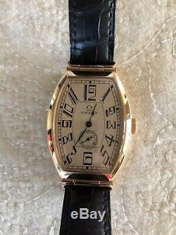 MINT Condition Solid Gold Omega 5703.30.01 Museum Collection Petrograd