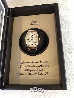 MINT Condition Solid Gold Omega 5703.30.01 Museum Collection Petrograd
