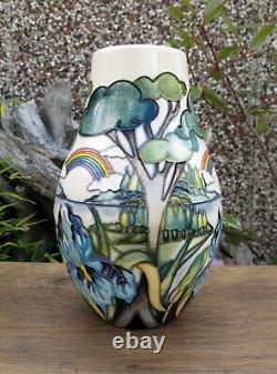 MOORCROFT RAINBOW LAKE Vase shape 117/7 Limited Edition 18/20 Retail Price £845