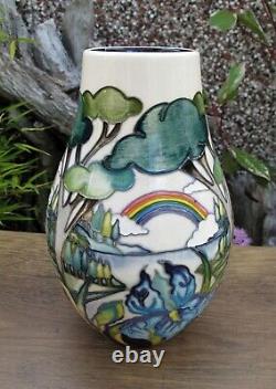 MOORCROFT RAINBOW LAKE Vase shape 117/7 Limited Edition 18/20 Retail Price £845