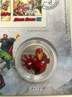 Marvel, Avengers, Iron Man Coin, Limited Edition, Silver, #514 Mint Condition