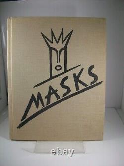 Masks by Bertalan Bodnar. 1952 limited edition of 100 copies. In VG Condition