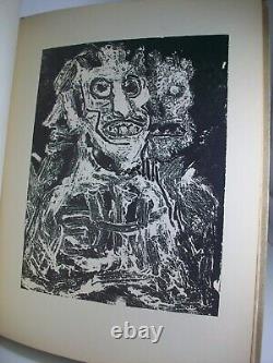 Masks by Bertalan Bodnar. 1952 limited edition of 100 copies. In VG Condition