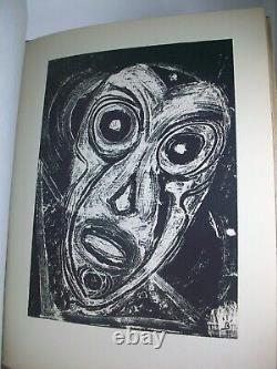 Masks by Bertalan Bodnar. 1952 limited edition of 100 copies. In VG Condition