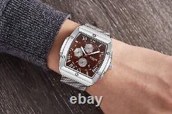Mens Automatic Watch Silver Eminence Stainless Steel Watch GAMAGES