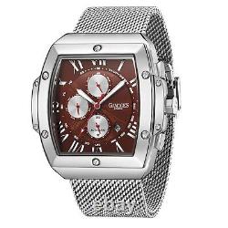 Mens Automatic Watch Silver Eminence Stainless Steel Watch GAMAGES