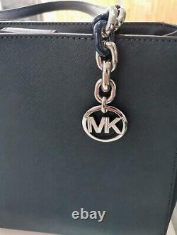 Michael Kors Navy Blue leather very rare limited edition mint condition Hand Bag