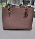 Michael Kors Pink Leather Very Rare Limited Edition Mint Condition Hand Bag