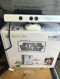 Microsoft Xbox 360 Limited Edition Kinect Star Wars Bundle 320GB. Good Condition