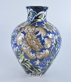 Moorcroft'Kennet' Vase by Kerry Goodwin shape 265/7 limited edition No. 10/25