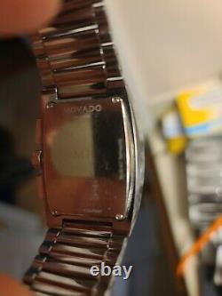 Movado Fiero Chronograph in Tungsten Carbide barely used. Excellent condition