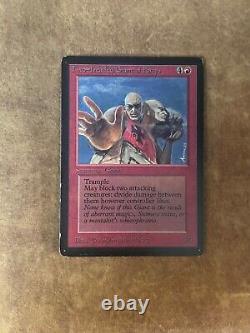 Mtg Beta Raretwo-headed Giant Of Foriys Ex Condition! Amazing Find