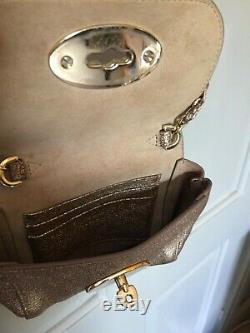 Mulberry Mini Lily in Metallic Mushroom Limited Edition Good Condition