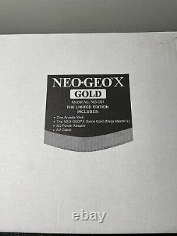 -NEO GEO X GOLD LIMITED EDITION-Near Mint Condition- CIB- RARE UK RELEASE