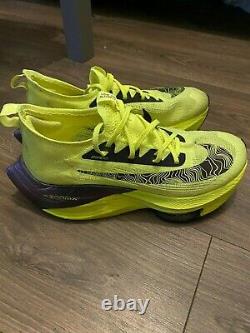Nike ZoomX Alphafly Next% UK Size 8.5 V. Good Condition 63km(39m) run in them