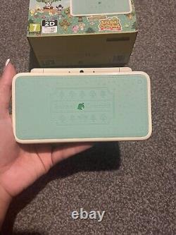 Nintendo 2DS XL Console Animal Crossing Limited Edition Console. Mint Condition