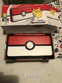 Nintendo 2DS XL Pokemon Pokeball Limited Edition Excellent Condition