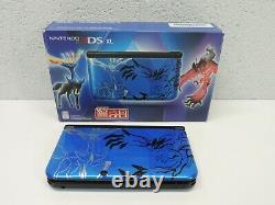 Nintendo 3DS XL Pokemon X Y Blue 4GB Console With Box Working Good Condition