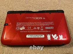 Nintendo 3DS XL Pokemon XY Red Limited Edition + 10 games Excellent Condition